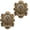 2 Pcs Keys, variant on General Vintage Peacock Wall Sculpture Antique Wall Decor, Hand Painted Wall Decoration with Embossed Peacock Design, Gold Decor for Bedroom Living Room Hallway, Housewarming Gift