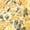 Yellow, variant on Women'S Summer Sundress: Floral Short Sleeve V-Neck Wrap A-Line Midi Dress Yellow L