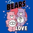 thumbnail image 2 of Boy's Care Bears Valentine's Day Love-a-Lot Bear and Share Bear Love Graphic Tee Royal Blue Small, 2 of 5