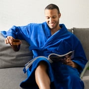 Alpine Swiss Pure Cotton Men Terry Cloth Bathrobe Super Absorbent Hotel Spa Robe