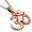 Rose, variant on 925 Sterling Silver Om Aum Ohm Yoga Pendant Necklace