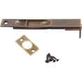 thumbnail image 4 of Flush Bolt, Sqaure Corner x Square Corner, 6 Inches, Polished Brass by Stone Harbor Hardware, 4 of 4