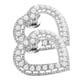 thumbnail image 3 of 1 par de clips para zapatos de mujer con forma de corazón, con cristales de imitación y perlas, para hebillas de zapatos, accesorios para novias, bodas, graduaciones y fiestas de tacones altos, 3 of 8