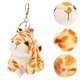 thumbnail image 4 of Llavero de peluche peluche animal jirafafe bolso de encanto con llavero esponjoso, 4 of 5