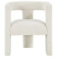 thumbnail image 5 of Pemberly Row Modern Fabric Upholstered Accent Side Chair White, 5 of 12