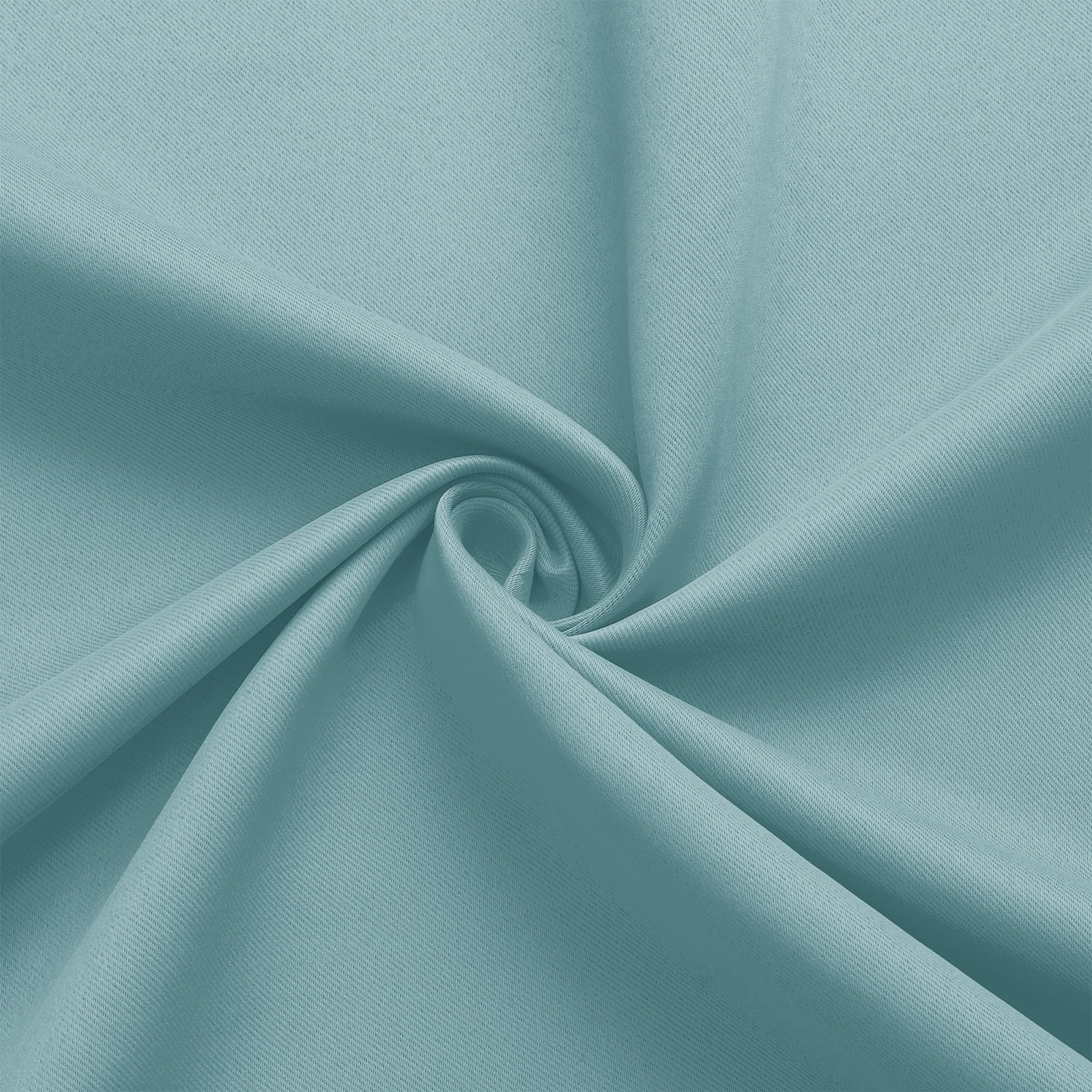 OVZME 2 Panel Blackout Curtains for Small Window, 54 inch Long Short Curtains for Bedroom, Thermal Insulated Energy Saving Room Darkening, W40 x L54 inch, Aqua Blue