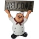 thumbnail image 1 of Figuritas de Chef, decoración de cocina con Placa de Tablero de muestra de bienvenida, decoración creativa para el hogar, cocina, restaurante, 1 of 4