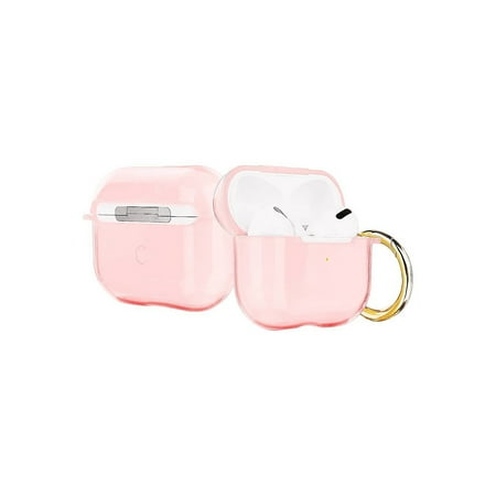 SaharaCase - Hybrid Flex Series Case for Apple AirPods 3 (3rd Generation) - Transparent Pink