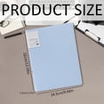 thumbnail image 2 of A4 3 Ring Binder Clear View Presentation Folder, Light Blue Binder with Pockets, 12.60 x 9.80 in, 2 of 8