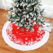 Vanttiil Christmas Tree Skirt,tree skirt velvet,Christmas Trees Mat Decorations Indoors