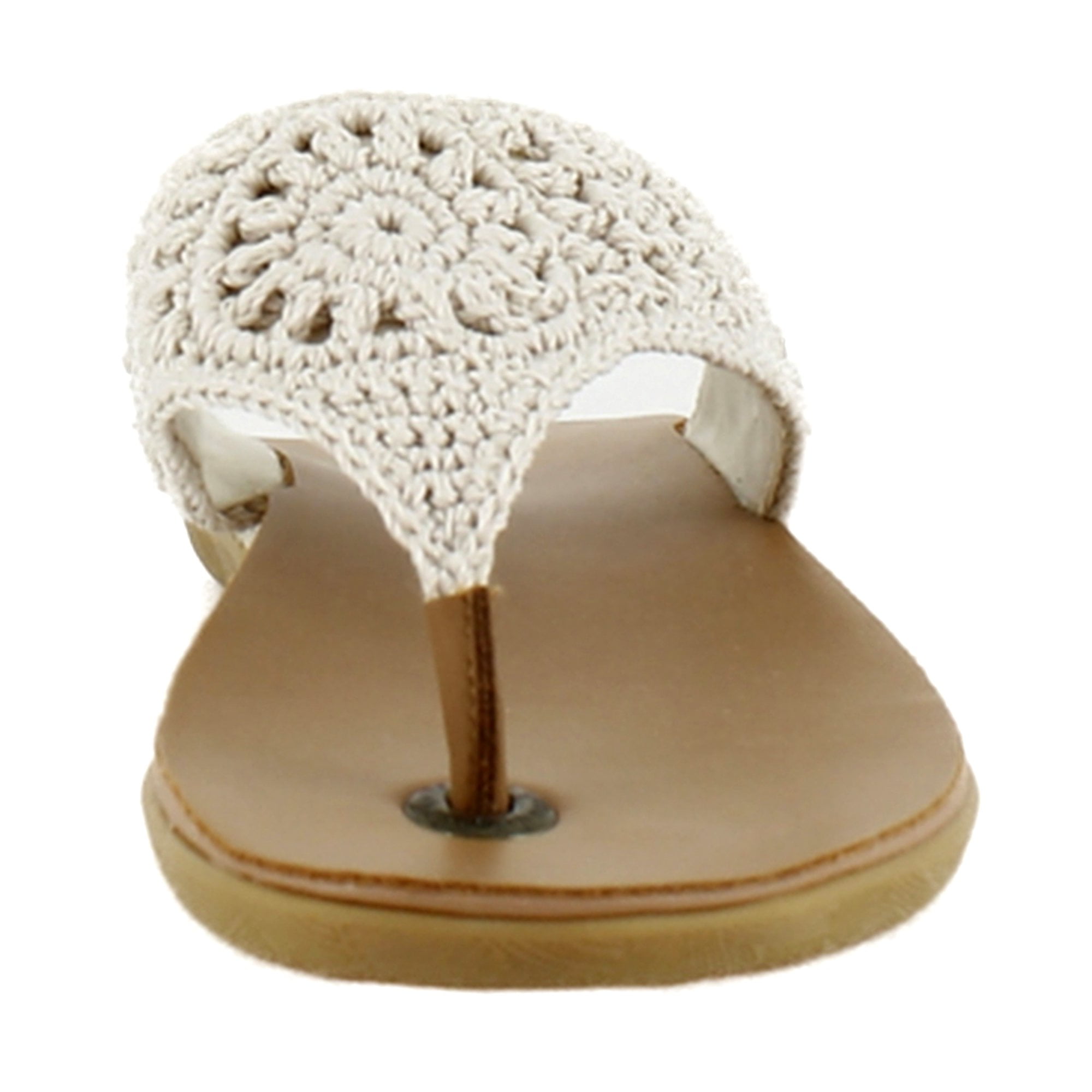 The Sak Shana Sandali Infradito Donna In Uncinetto Con Perline - Bassi, Comodi E Realizzati A Mano