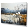 thumbnail image 2 of Designart "Tranquil Minimalism In Beige And Blue Countryside IV" Countryside Canvas Prints, 2 of 7