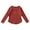 Orange, variant on Girls Long Sleeve Round Neck Shirts Slim Fit Short T-Shirts With Side Slit Design Stretch Soft Tunic Tops T Shirts,Size:7-8 Years