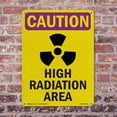 thumbnail image 5 of High Radiation Area With Symbol OSHA Caution Radiation Aluminum Sign 24 Inch x 18 Inch - 5 Pack, 5 of 8
