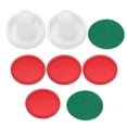 thumbnail image 2 of Table Hockey Pushers Set, Thick Green Felt Bottom Table Cover Protection Not Easily Broken Table Hockey Accessory Comfort  For Table Games, 2 of 8
