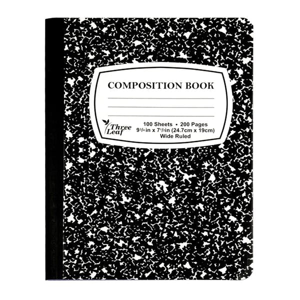 Black Marble Composition Notebook 100 Sheets Wide Case Pack Of 24 Walmart Com Walmart Com