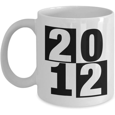 6th Birthday Mug 2012 Year You Were Born Celebration Anniversary Year Your Kids Were Born for Relatives Friends Coworkers Boss His or Her Present Big 15oz Ceramic Cup
