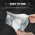 thumbnail image 5 of Lsque Swan Princess On Lake Printed Long Tissue Box Cover Holder, Facial Paper Organizer Dispenser,Triangle with Bottom Belt, PVC Leather Decorative Organizer, 5 of 9