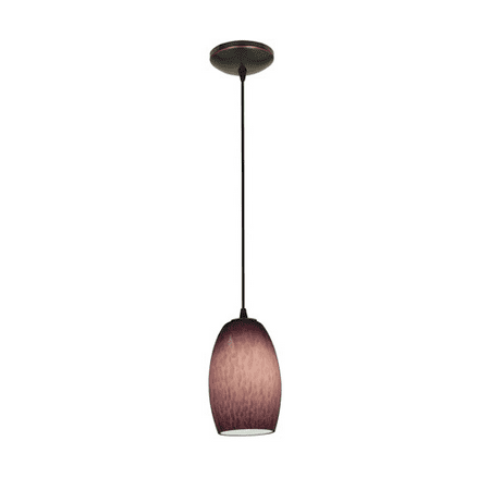 

Pendants 1 Light With Oil Rubbed Bronze Finish and Metal Material 7 inch 12 Watts