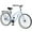 light blue, variant on 26 inch Bike for Adults, Beach Cruiser Bike for Women Men, Single Speed Cruiser Bicycle with Dual Brakes, City Bike, Commuter Bike, 85% Assembled, Silver