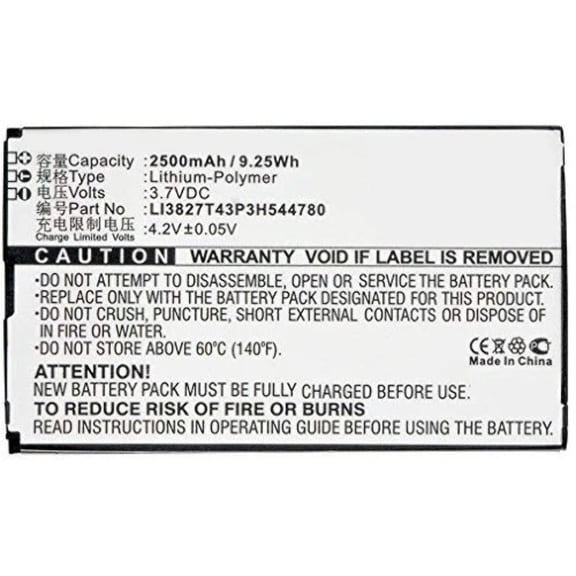 Batteries N Accessories BNA-WB-P1536 Wifi Hotspot Battery - Li-Pol, 3.7V, 2500 mAh, Ultra High Capacity Battery - Replacement for SOFTBANK LI3827T43P3H544780 Battery