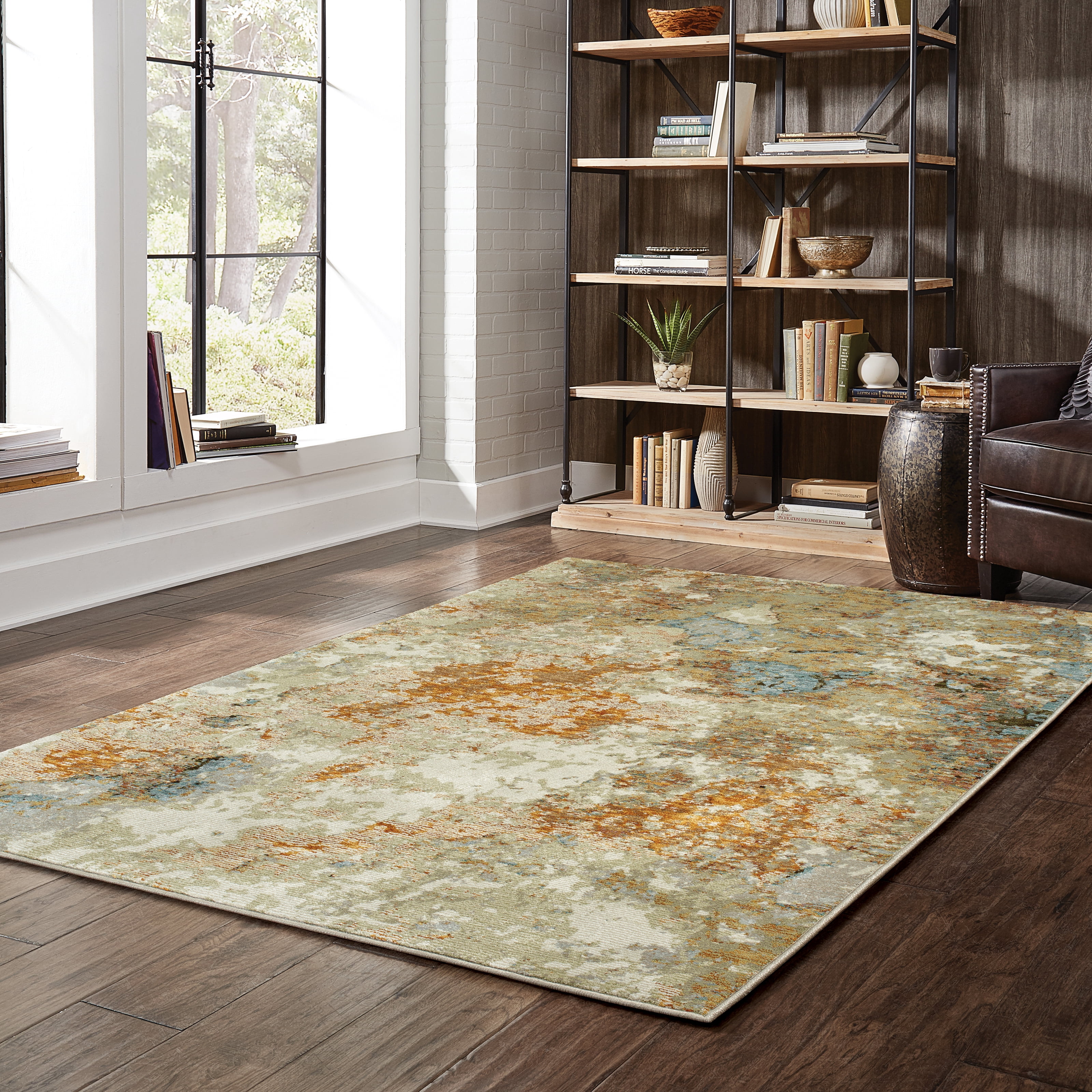 Avalon Home Everman Abstract Woven Area Rug, 3.28' x 5.58'