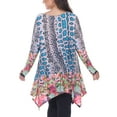 thumbnail image 3 of White Mark Women's Plus Marlene Tunic Top, 3 of 5