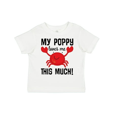 

Inktastic My Poppy Loves Me Grandchild Gift Toddler Boy or Toddler Girl T-Shirt