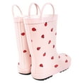 thumbnail image 3 of Hudson Baby Infant Girl Rain Boots, Ladybugs, 4 Toddler, 3 of 3