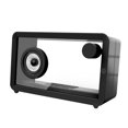 thumbnail image 3 of Altavoz transparente de 5 modos V 5.1, altavoz de escritorio sencillo de 8 W con luces de colores Negro, 3 of 9