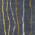 thumbnail image 1 of Ahgly Company Machine Washable Indoor Square Contemporary Cloudy Gray Area Rugs, 5' Square, 1 of 7