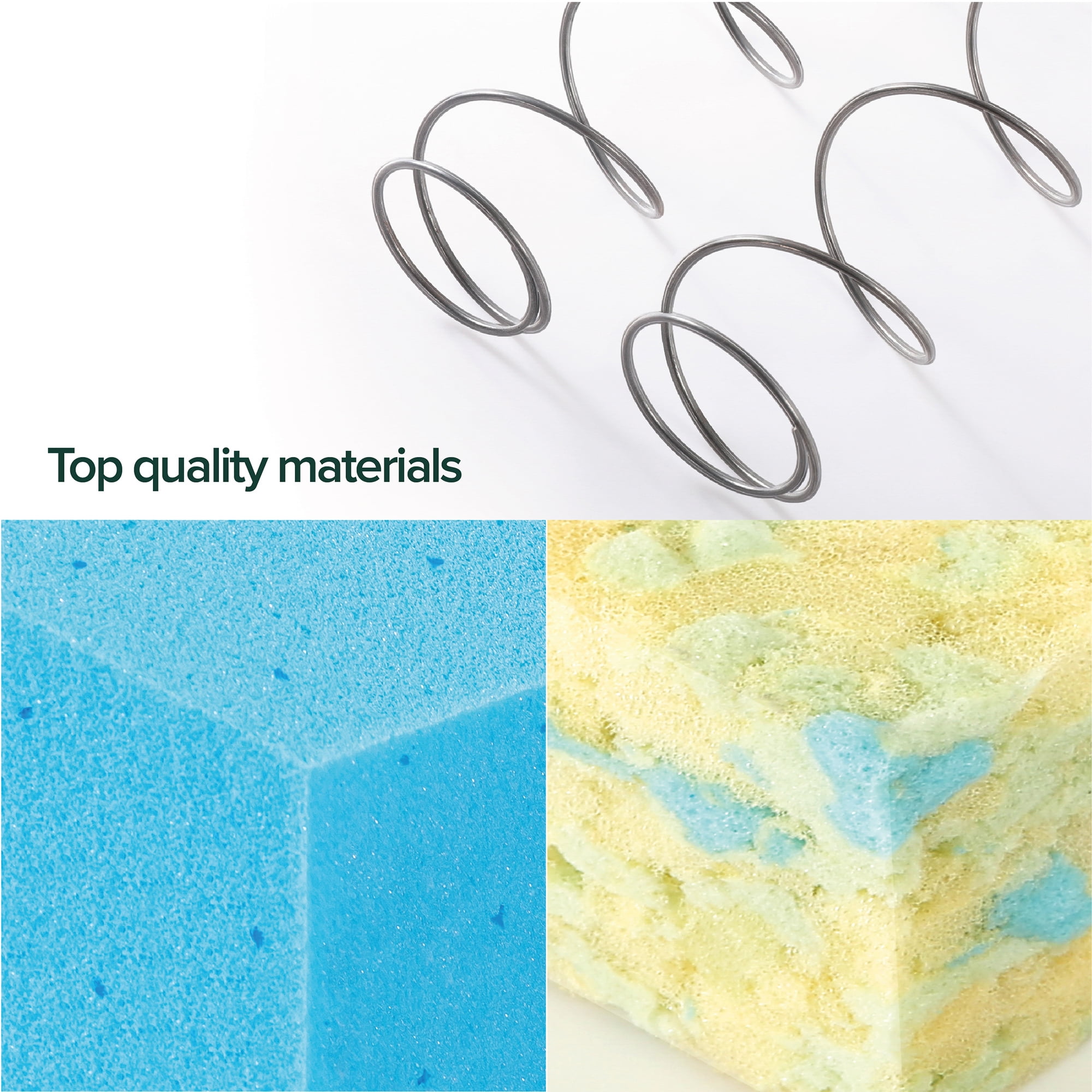 Zinus Slumber 1 - 10" Gel-Infused Memory Foam Innerspring Mattress, Queen