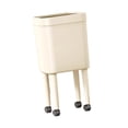 thumbnail image 2 of Cubo de basura con ruedas, portátil, práctico, fácil de mover, para hogar, para sala de estar, tocador, oficina, dormitorio, 2 of 9