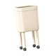 thumbnail image 3 of Cubo de basura con patas de rueda, resistente, para el hogar, fácil de limpiar, para sala de estar, oficina, baño, dormitorio, inodoro, 3 of 8