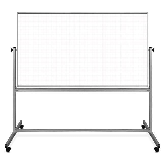 Luxor Tableau Blanc Magnétique Mobile 72" x 40"