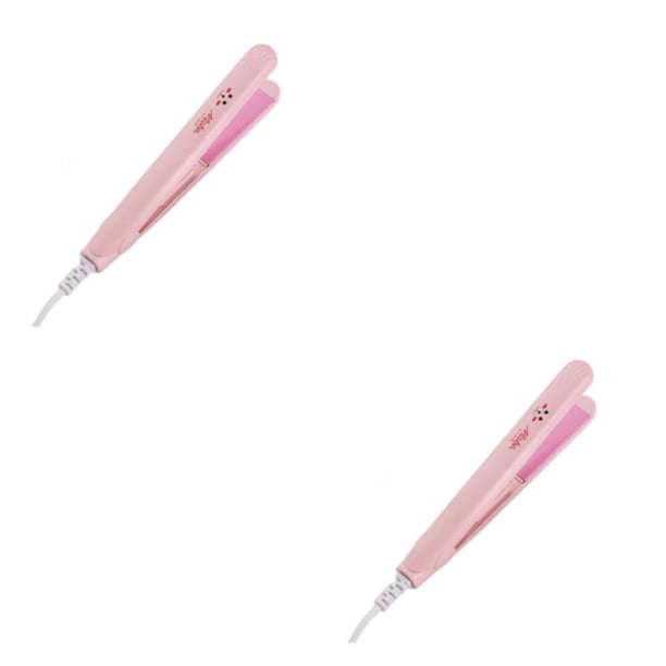 Rizador de pelo Mini Vogacara Calentamiento rápido Rosa 2Conjunto