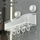 thumbnail image 4 of Gancho Transparente con Potente Ventosa para Estantería de Baño de Pared Montada, 4 of 6