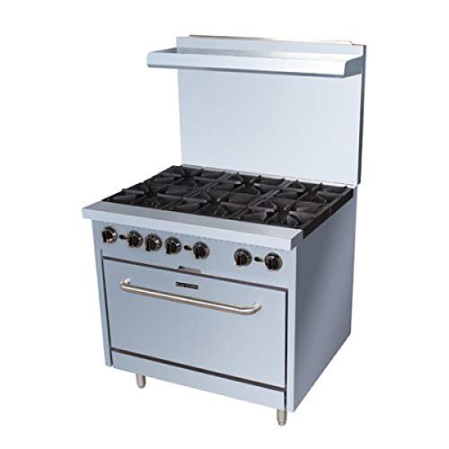 Admiral Craft BDGR36/NG 6 Burner Gas Range w/Oven