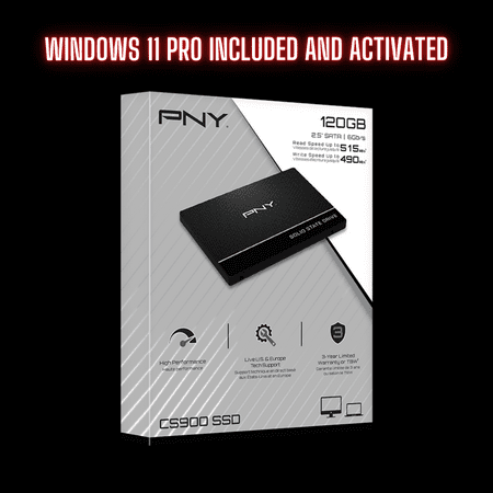 (Windows 11 Pro Installed and Activated) 120GB PNY SSD