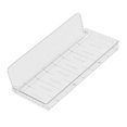 thumbnail image 1 of Wall Mounted Folding Shelf For Bathroom, Transparent Foldable Floating Wall Shelves Punch Free For Laundry Room, Strong Large Capacity Fold Down Shelf For Various Places, 1 of 8