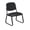 Black, variant on Office Star Products Deluxe Sled Base Armless Chair with Designer Plastic Shell