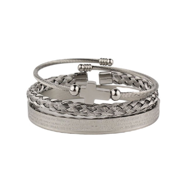 Guardurnaity Metal S Adecuado Cualquier Idea Hombres Funky Accesorios De Moda Funky Elegante Funky Para Brazalete Accesorios Para Hombres Ropa, zapatos y accesorios Miscelánea Plata