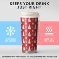 thumbnail image 2 of Christmas 18oz Double Drinking Coffee Mug – Vacuum Insulated Stainless Steel Travel Cup with Leakproof Lid, 316 Steel Thermos Tumbler for Hot & Cold Beverages, 2 of 7