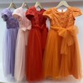 thumbnail image 4 of Robe Longue Princesse pour Filles 350 Enfants Robe de Concours Mariage Maxi Fête Bal Fleur, 4 of 5