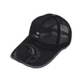thumbnail image 1 of Gorro de verano con visera y ventilador solar Yuyangstore Negro, 1 of 8