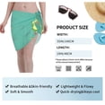 thumbnail image 7 of Disketp Funny Avocado Women Swimsuit Cover Up Short Chiffon Summer Beach Sarong Bikini Wrap Skirt Bathing Suit, 7 of 7