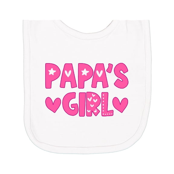 Inktastic Papa's Girl Newborn Bib