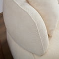 thumbnail image 2 of Modern Simple Fabric 3-Seater Sofa 220cm with Removable Pillows and Solid Wood Frame, 2 of 20