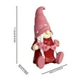 thumbnail image 2 of Steadline Valentines Day Christmas Dwarf Resin Ornament Romantic Gnome Figurine for Home Decor Holiday Gift Festive Tabletop Decoration Anniversary Keepsake, 2 of 5