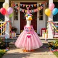 thumbnail image 4 of Sruoe Porch Goose Outfits, 23" Porch Goose Clothes for Lawn Yard and Patio Decoration, Lawn Goose Clothing for Cement Goose Lawn Goose Outfit, Garden Goose Costume, 4 of 9